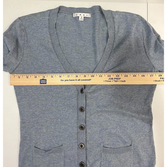 CAbi Women's Billi Cardigan Sweater I’m Breeze Blue Style 190 Size S Small - Picture 7 of 8